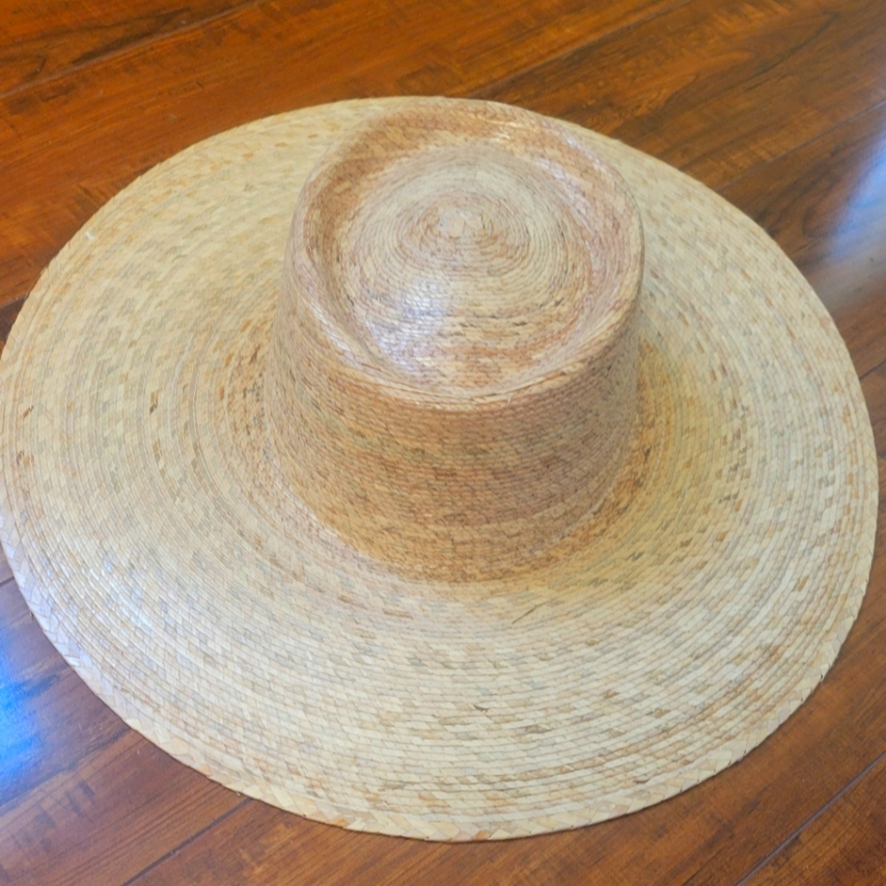 Palma wide brim boater hat